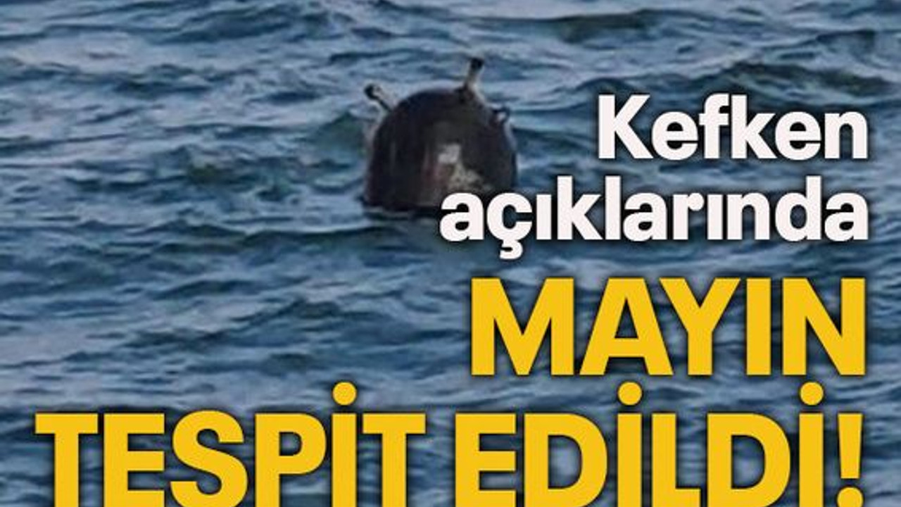 Kefken açıklarında mayın tespit edildi!